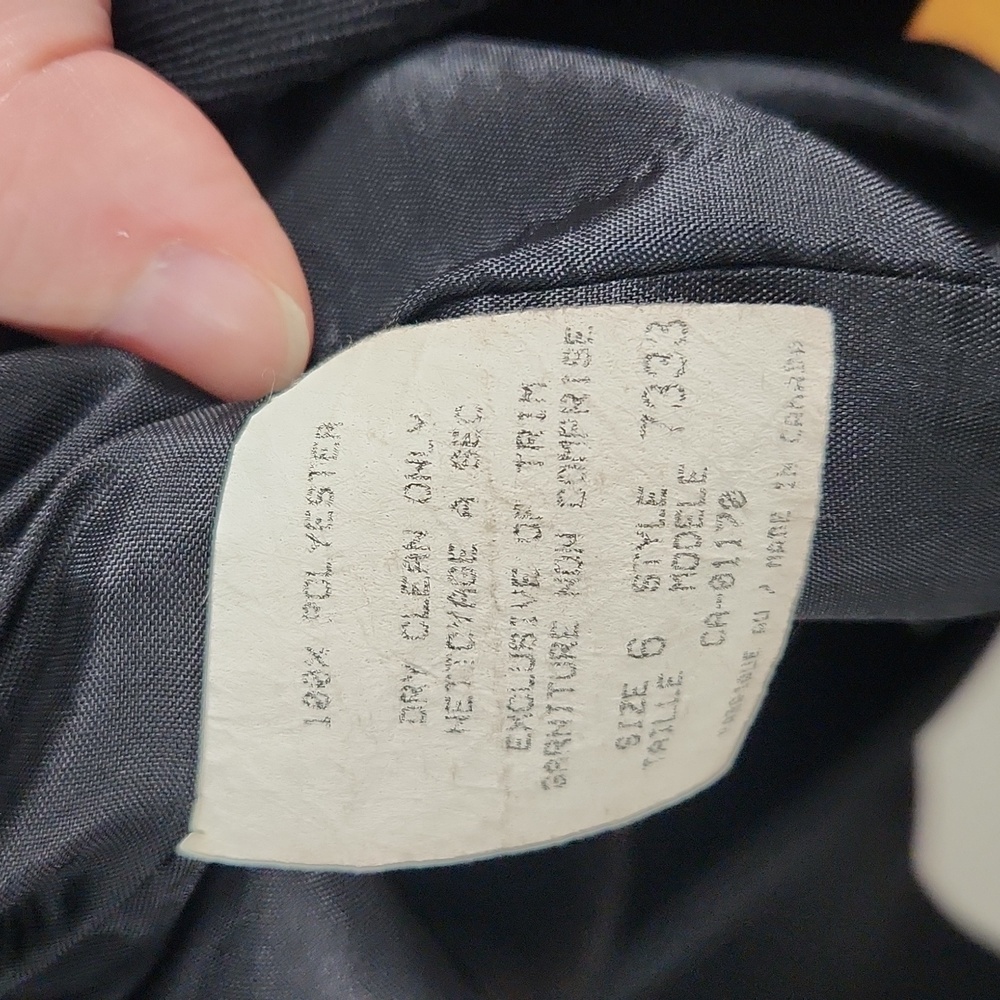 Vintage Women's Francesca Mammoliti Longline Black Blazer Jacket - Picture 5 of 14